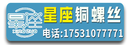 星座铜螺丝