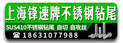 上海锋速牌不锈钢钻尾丝 