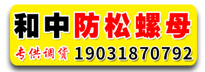 和中防松母 防松螺母
