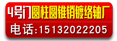 4号门圆柱销 圆锥销 镀络轴厂