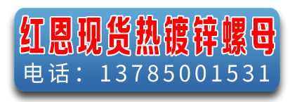 红恩现货热镀锌螺母 