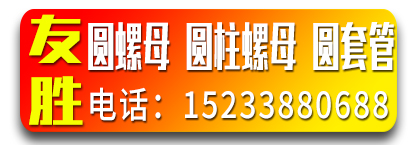 友胜圆螺母 圆柱螺母 圆套筒