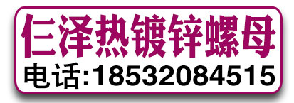 仨泽热镀锌螺母