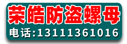 荣皓防盗螺母  防盗母