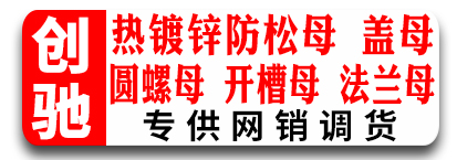 创驰热镀锌防松螺母法兰螺母盖母圆螺母