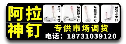 阿拉神钉 吊顶一体钉