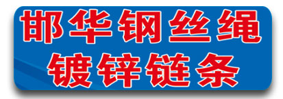 邯华钢丝绳 镀锌链条