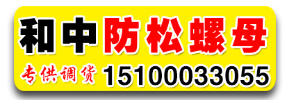 和中防松母 防松螺母