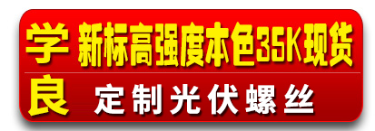 学良高强度螺栓 新标螺栓 本色螺栓 35K螺栓 定制光伏螺栓