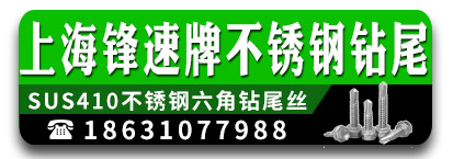 上海锋速牌不锈钢钻尾丝 