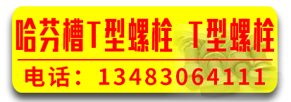 诚标哈芬槽螺栓  哈芬槽T型栓  哈芬槽T形栓 