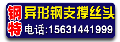 钢特异型钢支撑丝头