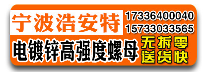 宁波浩安特高强度螺母 8.8高强度螺母 