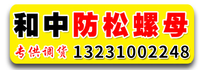 和中防松母 防松螺母